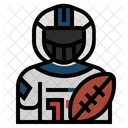 Americanfootballplayer Avatar Athletes Icon