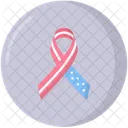 American Ribbon Streamer Star Ribbon Icon