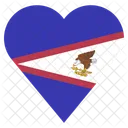 Amerikanisch Samoa Flagge Symbol