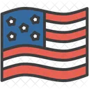 Amerikaner Usa Flagge Symbol