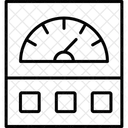 전압계 미터 멀티미터 아이콘