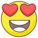 Emoji De Riso De Amor Expressao De Amor Emotag Ícone