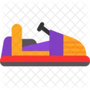 Amusement Bumper Car Carnival Icon