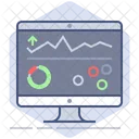 Analisis Graficos Panel De Control Icono