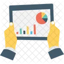 Analisis Grafico Estadistica Icono