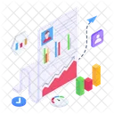 Análisis de datos en línea  Icono