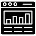 Analyse Graphique Referencement Plan Du Site Web Icône