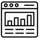 Analyse Graphique Referencement Plan Du Site Web Icône