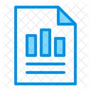 Bars Document Report Icon