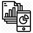 Files Mobile Graph Icon