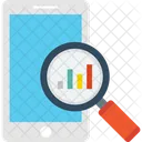 Search Graph Infographic Mobile Graph Icon