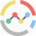 Analyses Statistiques Ligne Icône