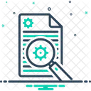 Analyze Examine Inspect Icon