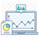 Analyzing Data  Icon