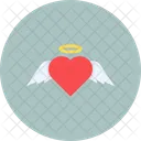 Angel Cupid Heart Icon