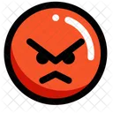 Angry Mad Face Icon