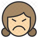 Angry Emotion Face Icon