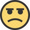 Angry Emoji Face Icon