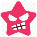 Angry Emoticon Star アイコン