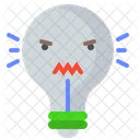 Angry bulb  Icon