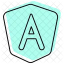 Angular Color Shadow Thinline Icon アイコン