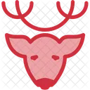 Animal Reindeer Head Icon