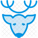 Animal Reindeer Head Icon