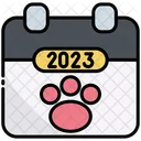 Animal 2023 Calendar Icon