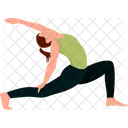 Anjaneyasana Lunge Crescent アイコン