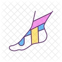 Ankle Taping Leg Icon