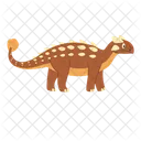 Ankylosaurus Dinosaur Animal Icon