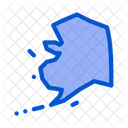 Arctic Continent Iceberg Icon