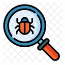 Anti Virus Search Virus Search Bug Tracking Icon