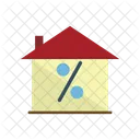 Haus Prozentsatz Immobilien Symbol