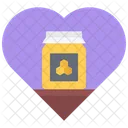 Apiary Jar Heart Favorite Honey Jar Favorite Honey Pot Symbol