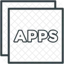Aplicativos Arquivo Layout Ícone