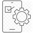App Design Thinline Icone Ícone