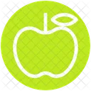 Apple Eating Fruit Icon