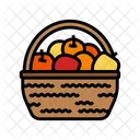 Apple Picking Autumn Icon