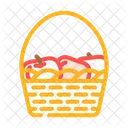 Apple Basket Apple Bucket Apple Icon