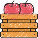 Apple Crate Food Dinner Icon