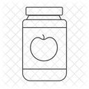 Apple in jar  Icon