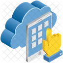 Cloud Computing Apps Icon