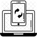 Application Status Cloud Application Update Data Synchronization Icon