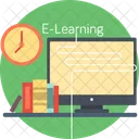 Apprentissage E Learning Etude Icône