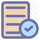 Approve Document  Icon