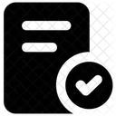 Approved File Correct File Ok File Icon