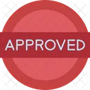 Approved Stamp  Icon