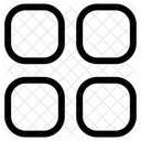 Apps Grid List Icon