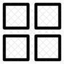 Apps Grid List Icon